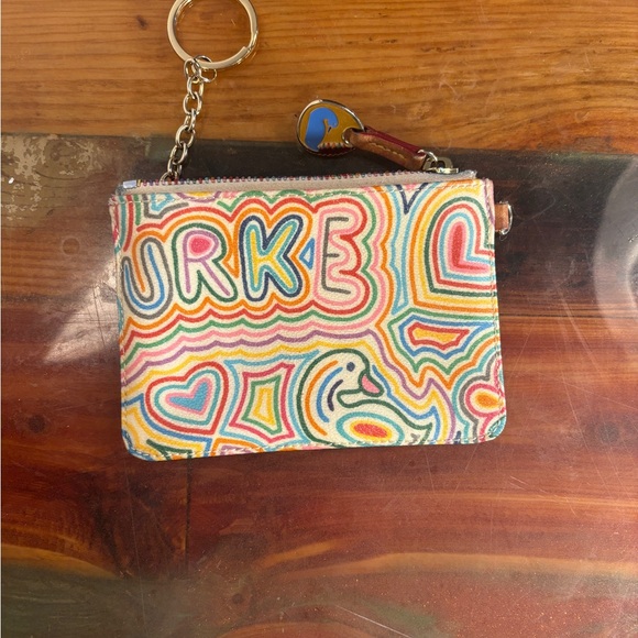 Vtg Dooney & Bourke Graffiti Clutch - Picture 2 of 5